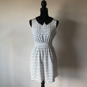One clothing retro look collared dress small B6